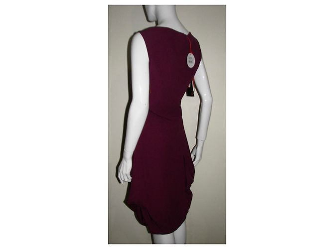 Vivienne Westwood Red Label Vestido asimétrico con dobladillo de burbuja. Fucsia - vista 7