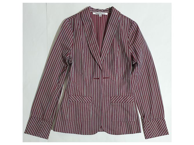 Blazer de rayas Varsity Diane Von Furstenberg de algodón Multicolor - vista 4