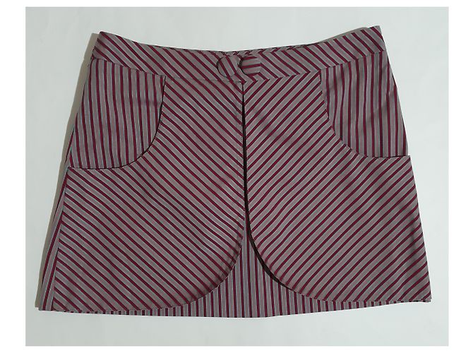 Falda de rayas de algodón Diane Von Furstenberg Multicolor - vista 2