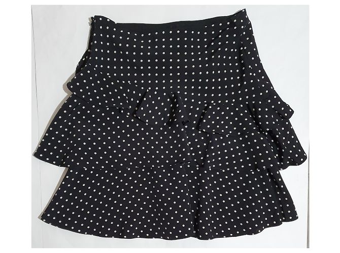 Falda de lunares negra Lauren Ralph Lauren Negro Blanco - vista 2