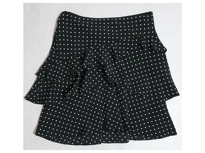 Falda de lunares negra Lauren Ralph Lauren Negro Blanco - vista 4