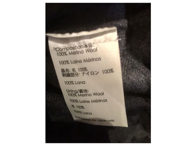 Vestido mini de lana gris con estampado abstracto 3.1 Phillip Lim Gris antracita - vista 4