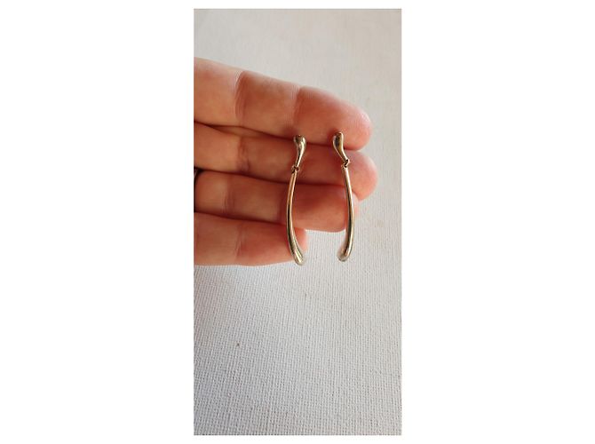 Brincos de prata Tiffany & Co Elsa Peretti formato gota - vista 3