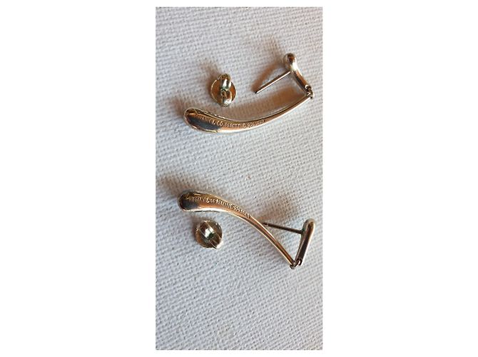 Brincos de prata Tiffany & Co Elsa Peretti formato gota - vista 4