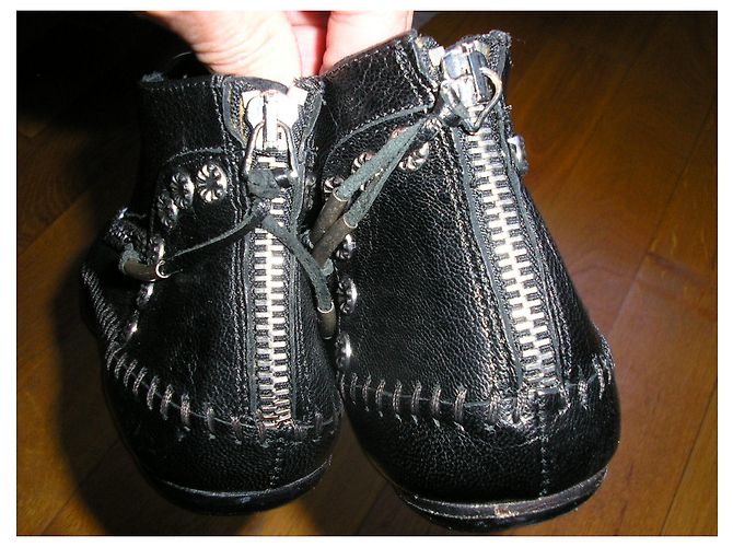 Maje botas de cuero negro, Pointure 36. - vista 5