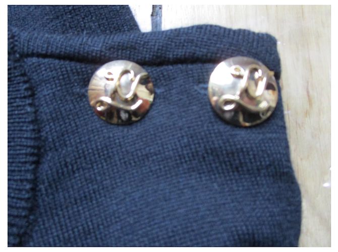 Louis Vuitton Schwarzer Wollpullover, taille M. - Ansicht 6