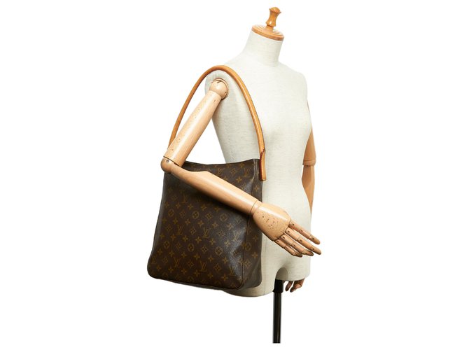GM Louis Vuitton Brown Monogram Looping Marrone - vista 10