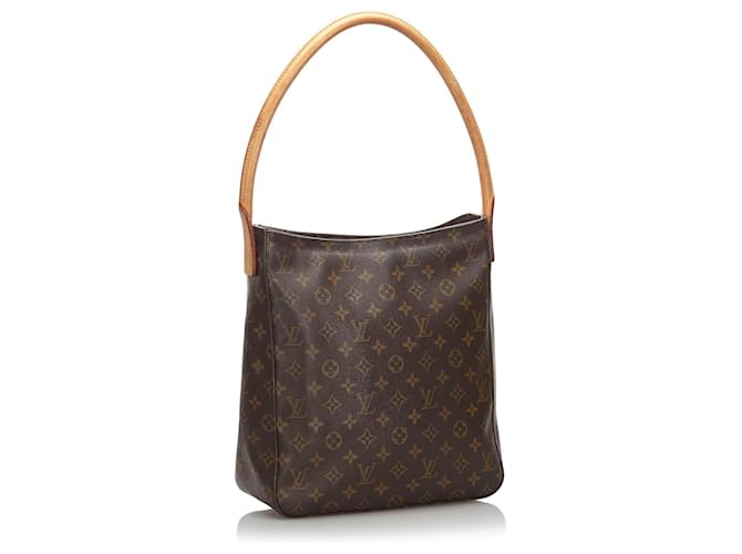 GM Louis Vuitton Brown Monogram Looping Marrone - vista 2