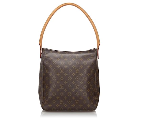 GM Louis Vuitton Brown Monogram Looping Marrone - vista 3