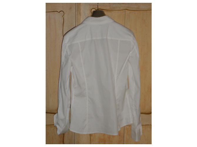 Blusa Gucci de algodão branca 44 IT Branco - vista 4