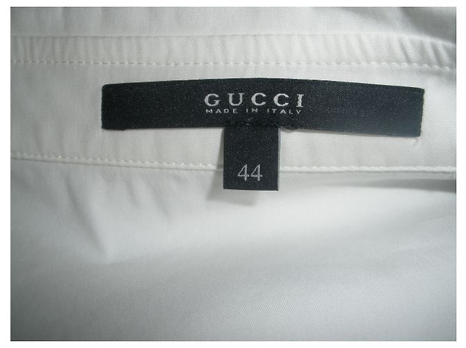 Blusa Gucci de algodão branca 44 IT Branco - vista 6