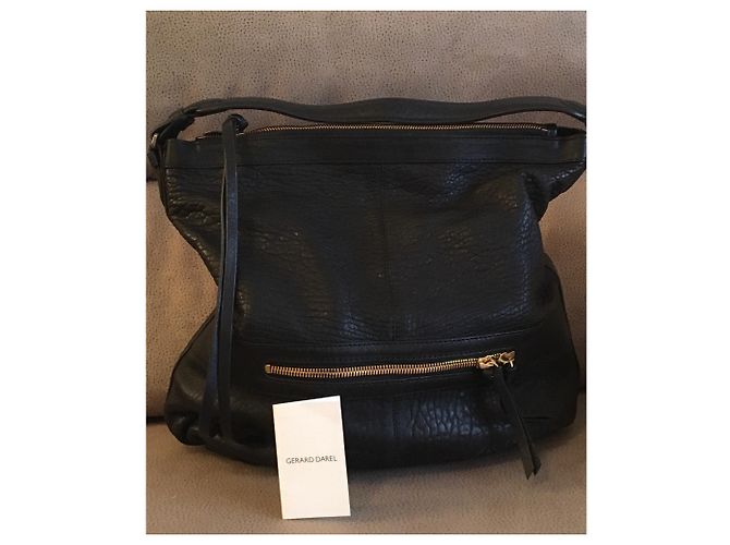 Borsa Hobo Gerard Darel in pelle nera Nero - vista 2