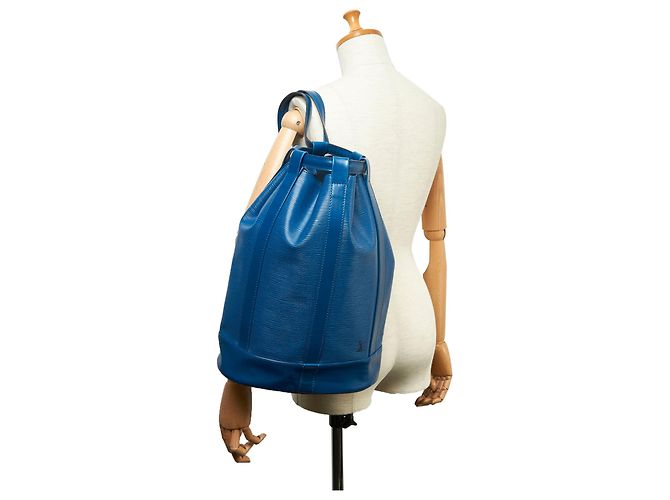 Louis Vuitton Blue Epi Randonnee GM - vista 10