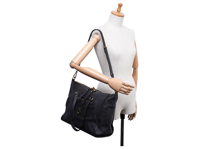 Louis Vuitton Blue Monogram Empreinte Lumineuse GM Blu navy - vista 9