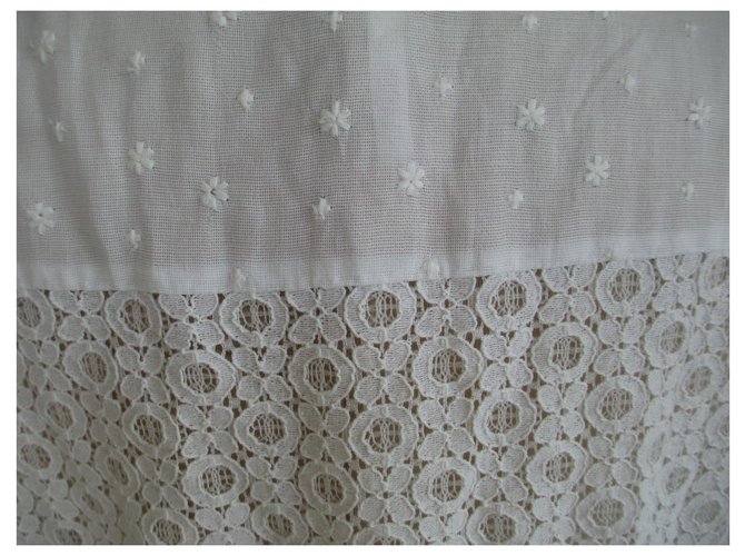 Autre Marque Camicetta I Code Bianca in Cotone con Ricami e Pizzo Bianco - vista 6