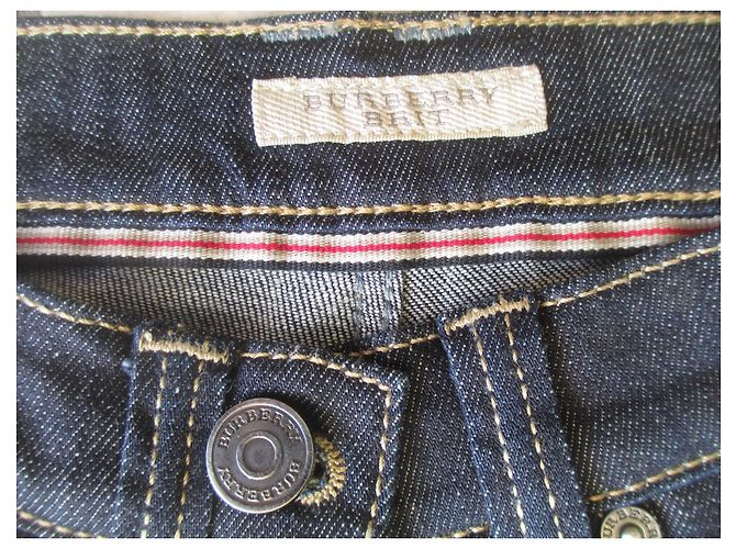 Vaqueros Burberry Brit Wiltshire Flare de Cintura Alta Azul Marino - vista 5