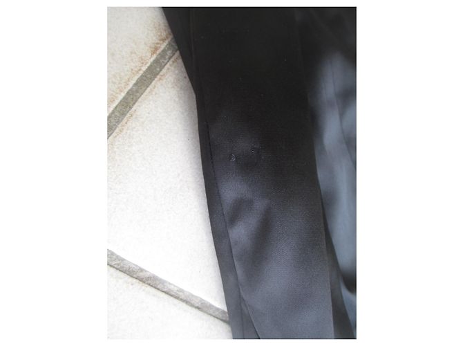 CAROLL Kleid aus schwarzem Satin - Ansicht 4