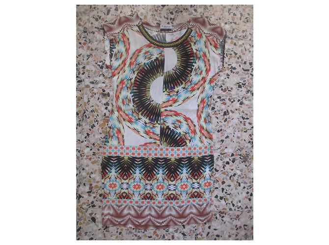 Autre Marque Seidenkleid mehrfarbig Mehrfarben - Ansicht 6