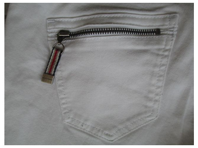 Pantalones 7/8 Burberry de algodón blanco - vista 6