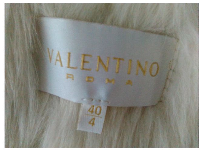 VALENTINO SHEARLING & WOLF FUR COAT - vista 2