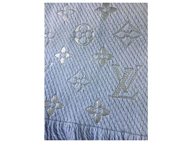 Louis Vuitton SCIARPA DI LOGOMANIA Blu - vista 2