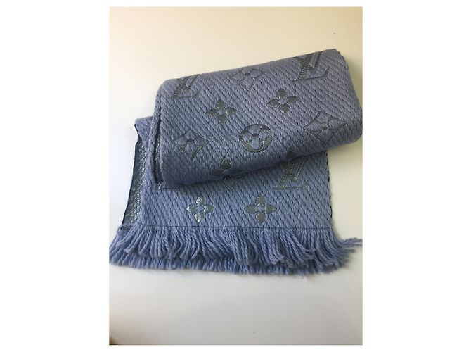 Louis Vuitton SCIARPA DI LOGOMANIA Blu - vista 3