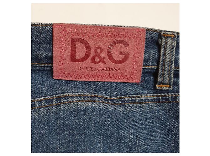 Falda vaquera azul D&G algodón y elastano Talla 48 - vista 3