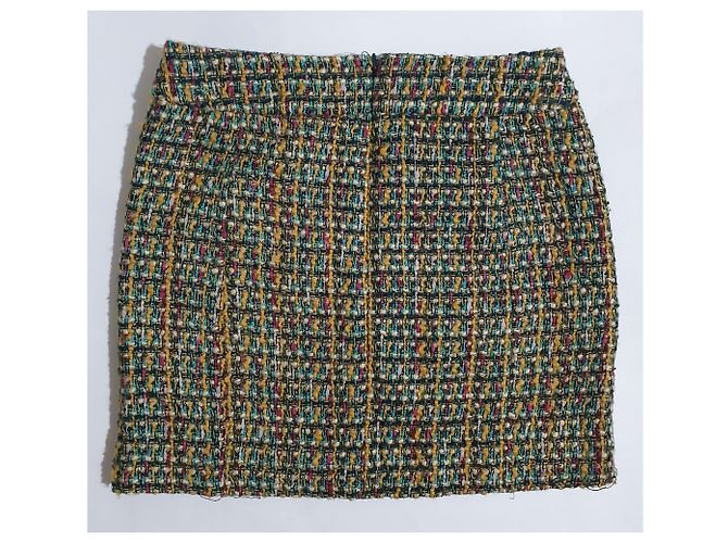 J.Crew Minigonna in tweed multicolore - vista 2
