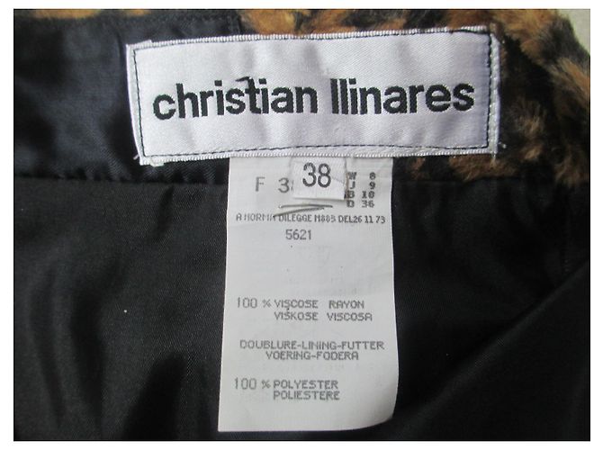 Autre Marque Falda recta Christian Llinares de terciopelo estampado leopardo Estampado de leopardo - vista 4