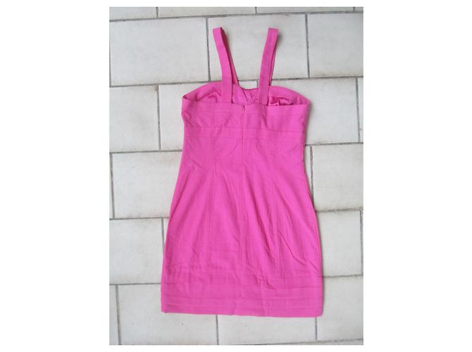 French Connection Kleid Rosa Polyester Größe 10 Pink - Ansicht 2
