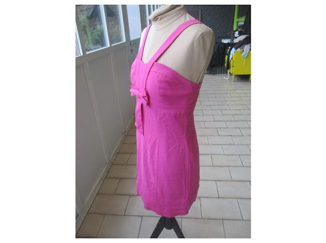 French Connection Kleid Rosa Polyester Größe 10 Pink - Ansicht 4