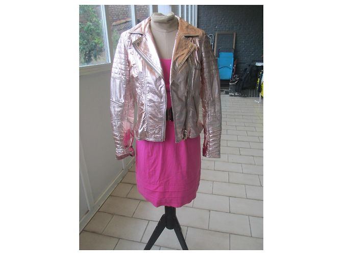 French Connection Kleid Rosa Polyester Größe 10 Pink - Ansicht 5
