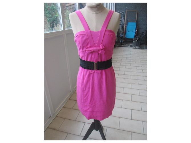 French Connection Kleid Rosa Polyester Größe 10 Pink - Ansicht 6