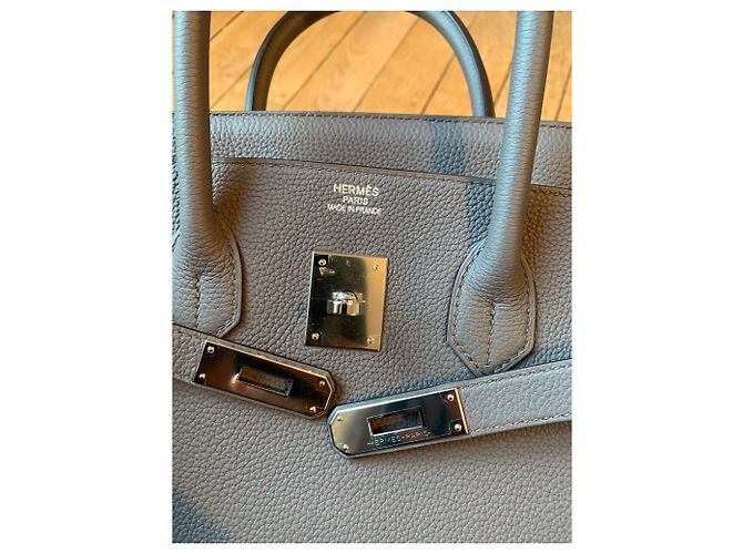 Hermès HERMES BIRKIN 35 Grau - Ansicht 5