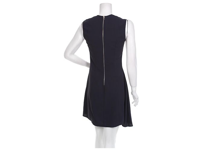 Acne Kleid Marineblau aus Polyester Größe 36 - Ansicht 2