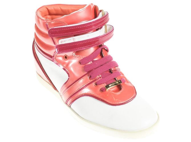 Sneakers Sergio Rossi in pelle rosa - vista 2