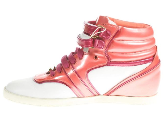 Sneakers Sergio Rossi in pelle rosa - vista 3