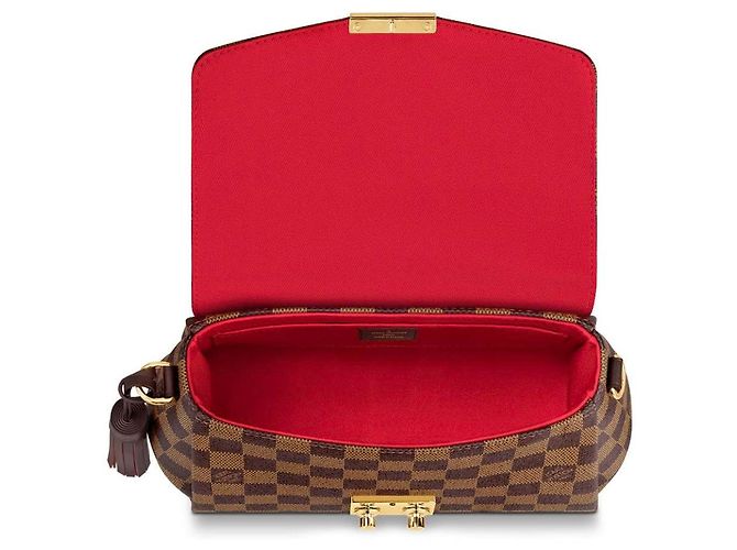 Borsa a croisette Louis Vuitton Marrone - vista 3