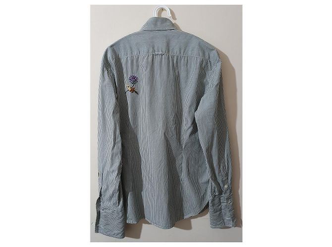 Camicia Paul Smith a righe in cotone con ricami Multicolore - vista 6