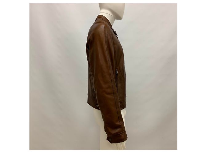 Salvatore Ferragamo Leather bomber jacket - view 11