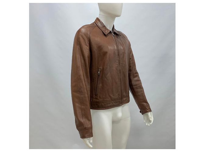 Salvatore Ferragamo Leather bomber jacket - view 12