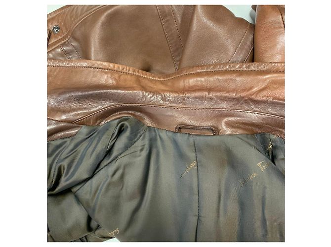 Salvatore Ferragamo Leather bomber jacket - view 15