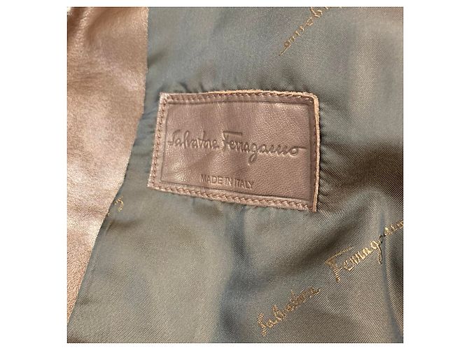 Salvatore Ferragamo Leather bomber jacket - view 4