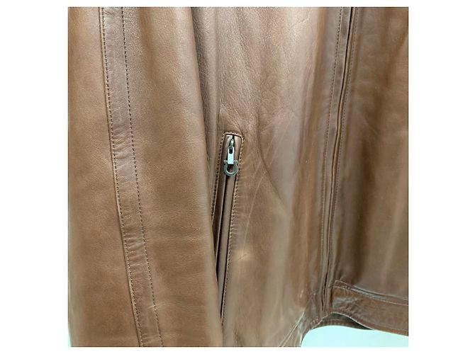 Salvatore Ferragamo Leather bomber jacket - view 6