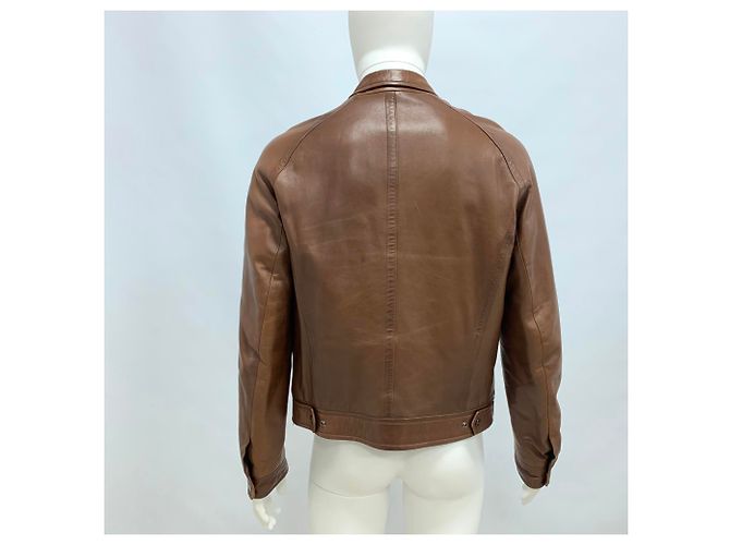 Salvatore Ferragamo Leather bomber jacket - view 9