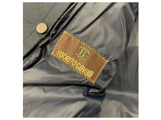Roberto Cavalli Printed down parka jacket - view 4