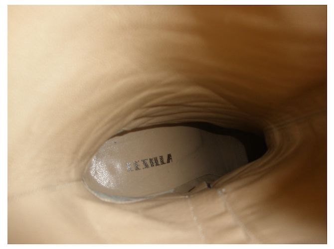 Stivaletti Le Silla in pelle color cognac 38 - vista 4
