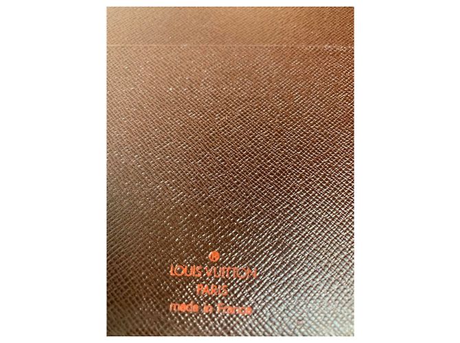 Classeur Louis Vuitton Chocolat - vue 3