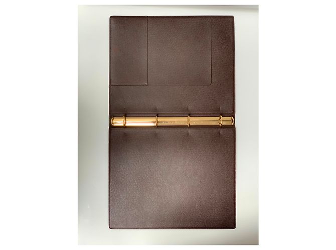 Classeur Louis Vuitton Chocolat - vue 4