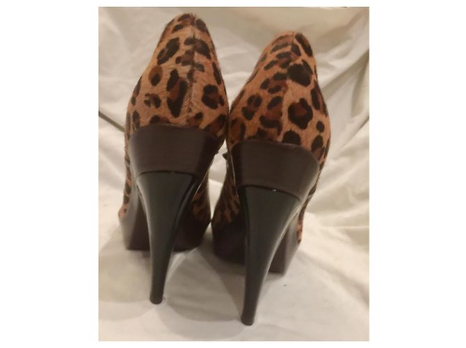 Kurt Geiger Kalbsleder im Pony-Stil Mary Janes Leopardenprint - Ansicht 7